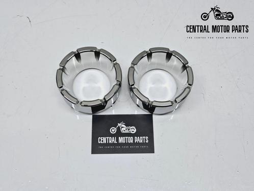 Vance & Hines Chromen end caps voor Widow Slip ons, Motoren, Onderdelen | Harley-Davidson, Nieuw, Ophalen of Verzenden