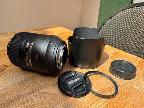 Nikon AF-S Micro 105mm f/2.8 G VR + Filtre pro BW + Garantie, Audio, Tv en Foto, Foto | Lenzen en Objectieven, Zo goed als nieuw