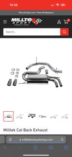 Ligne miltek Avec downpipe golf 5 gti, Ophalen