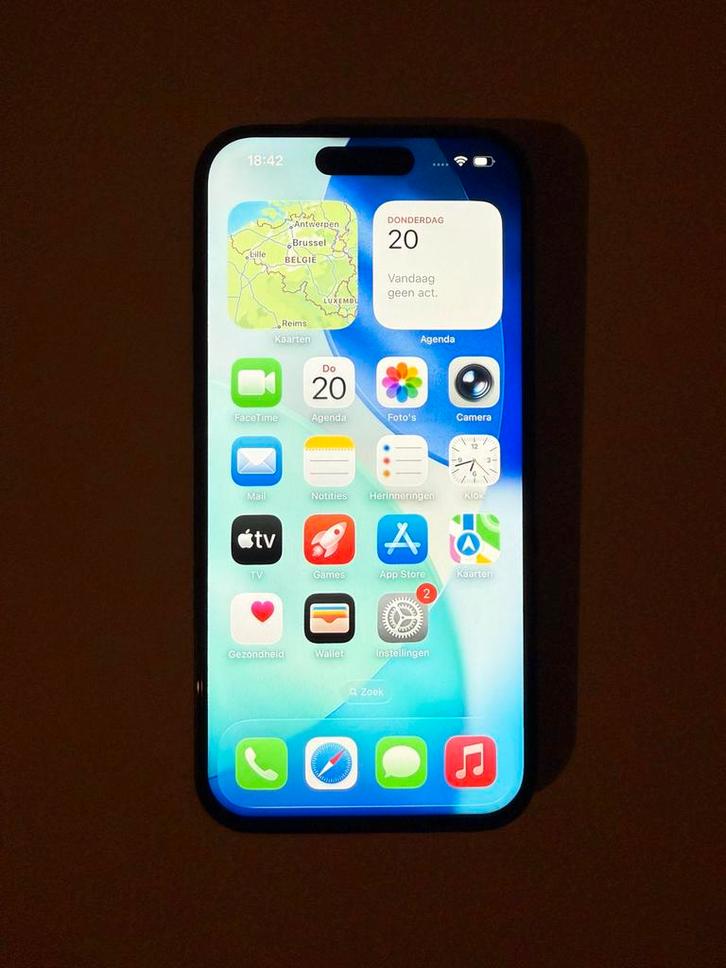 Iphone 15 Navy - 128gb, Telecommunicatie, Mobiele telefoons | Apple iPhone, Zo goed als nieuw, iPhone 15, Ophalen