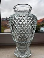 VINTAGE VAAS in geperst glas, Antiek en Kunst, Ophalen of Verzenden