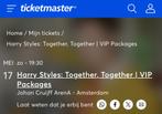2 tickets harry styles 17 mei, Twee personen, Mei