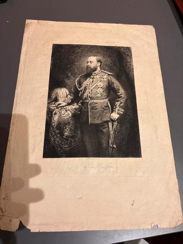 gravure/ets, kunstenaar, kunst, antiek, schilder, waltner beschikbaar voor biedingen