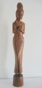 SAWADEE THAÏLANDAIS EN BOIS (4050), Antiquités & Art, Art | Art non-occidental, Enlèvement