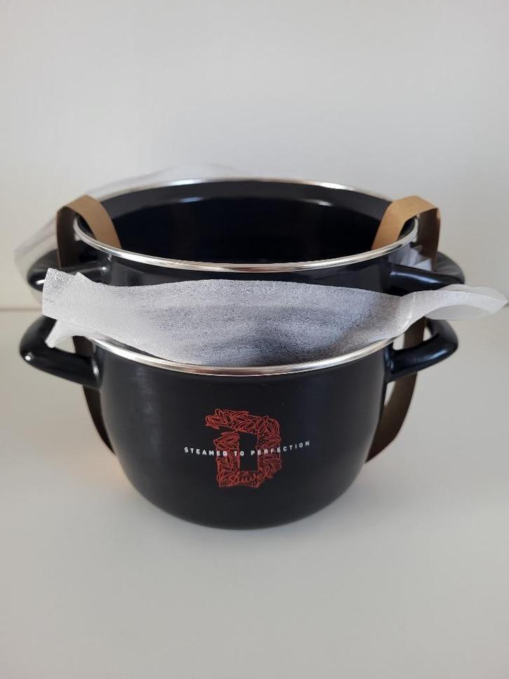 zwarte duvel mosselpot geschikt voor alle vuren in RVS, Verzamelen, Biermerken, Nieuw, Overige typen, Duvel, Ophalen of Verzenden