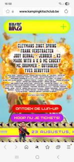 Kamping kitsch duo tickets en parking ticket