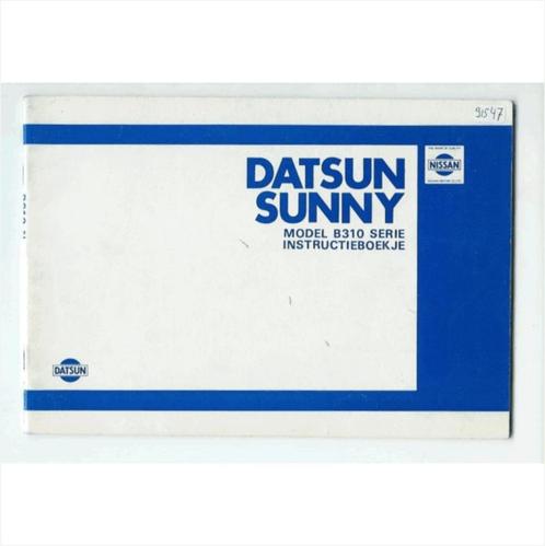 Datsun Sunny Model B310 Instructieboekje 1980 #1 Nederlands, Autos : Divers, Modes d'emploi & Notices d'utilisation, Enlèvement ou Envoi