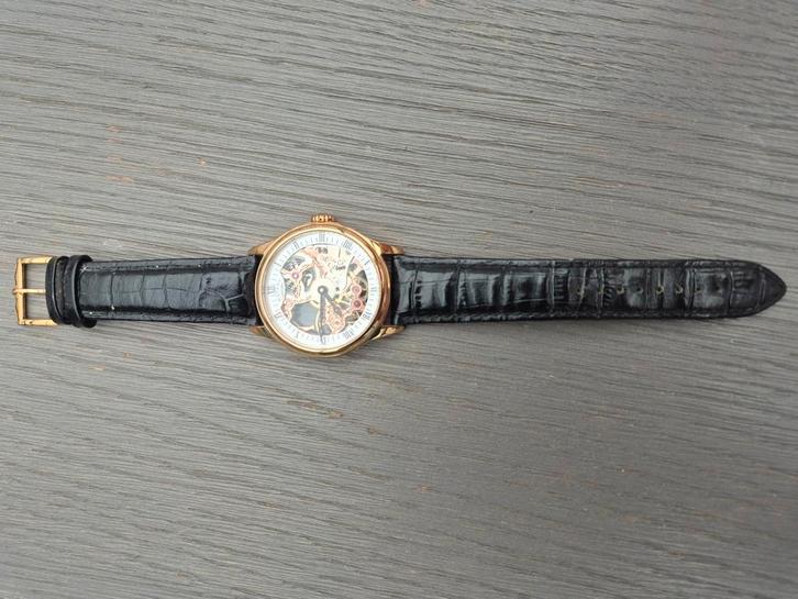 Rotary Skeleton watch open case back GS02522/01, Handtassen en Accessoires, Horloges | Dames, Zo goed als nieuw, Polshorloge, Ophalen of Verzenden