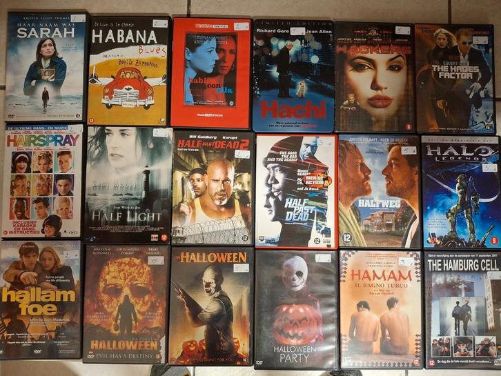 H : meer dan 400 dvd's aan verschillende prijzen., CD & DVD, DVD | Autres DVD, Enlèvement ou Envoi