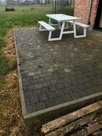 Betonklinkers, Tuin en Terras, Ophalen, Gebruikt, Klinkers, 10 m² of meer