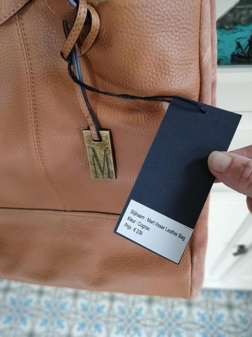 Nieuwe cognac leren shopper Mart Visser, Handtassen en Accessoires, Tassen | Damestassen, Nieuw, Shopper, Bruin, Ophalen of Verzenden