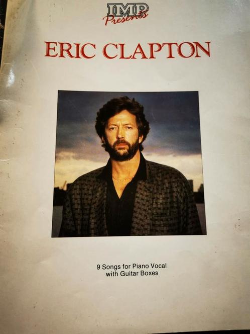 Éric Clapton hits zie omschrijving uitgave 1988, Muziek en Instrumenten, Bladmuziek, Zo goed als nieuw, Artiest of Componist, Gitaar