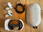 Oculus quest 2 + link cable + battery pack + case, Games en Spelcomputers, Virtual Reality, Ophalen, Zo goed als nieuw, VR-bril