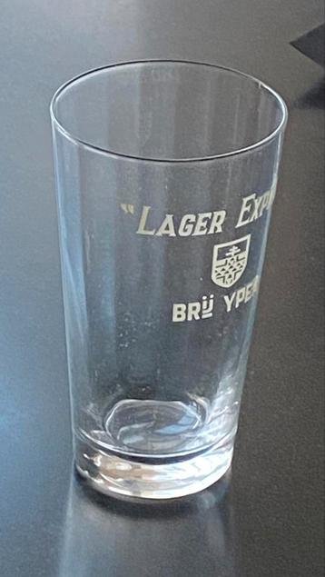 oud bier glas lager export brouwerij Roberg te IEPER (2) beschikbaar voor biedingen
