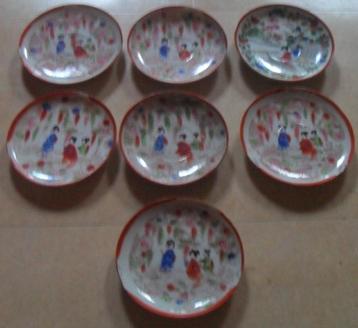 Assiettes style japonais (7) beschikbaar voor biedingen