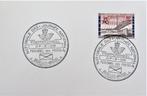 FDC  EXPO 1958 TE BRUSSEL- DAGEN VAN HET POSTPERSONEEL, Postzegels en Munten, Ophalen of Verzenden, Gestempeld, 1e dag stempel