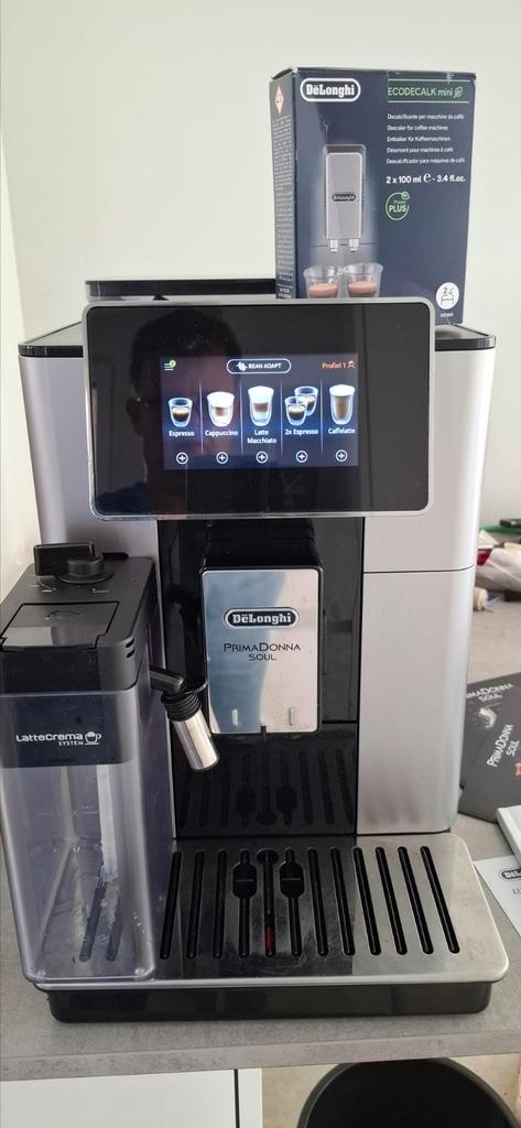 Delonghi Primadonna Soul koffiemachine als nieuw, Elektronische apparatuur, Koffiezetapparaten, Zo goed als nieuw, Koffiemachine