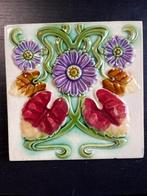 Art Nouveau tegel 51, Antiek en Kunst, Antiek | Keramiek en Aardewerk, Ophalen of Verzenden