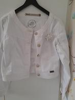 wit jeansvestje maat 140-146, Ophalen of Verzenden, Zo goed als nieuw