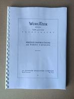 Service Manual: Wurlitzer 1500/1550 (1952) jukebox nieuw !!!, Verzamelen, Automaten | Jukeboxen, Verzenden, Wurlitzer