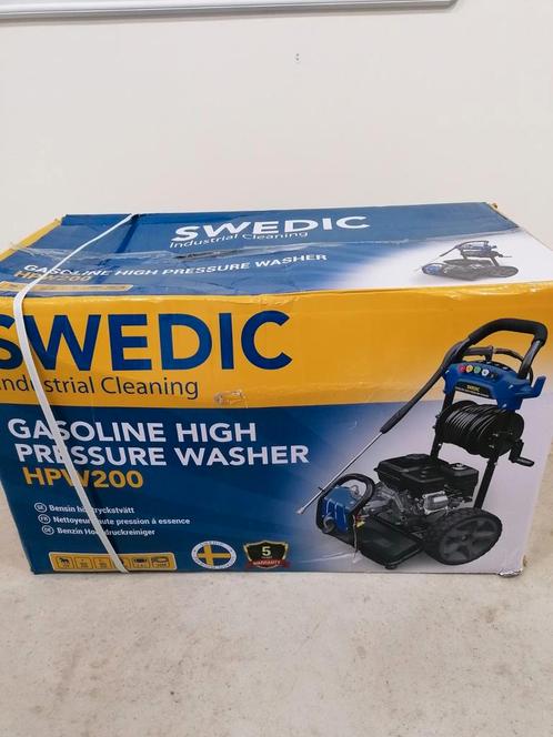 Swedic HPW 200 hogedrukreiniger op benzine, Tuin en Terras, Hogedrukreinigers, Nieuw, Benzine, Ophalen of Verzenden