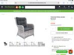 Tuinmeubelset, Ophalen, 6 zitplaatsen, Nieuw, Wicker