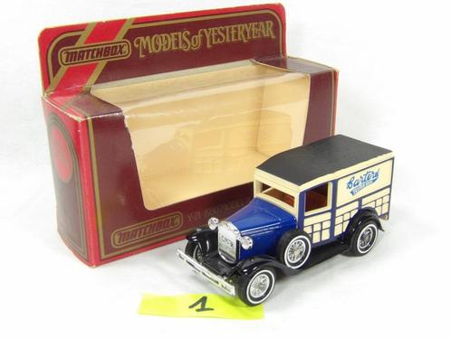 KA08 - Models of Yesteryear - Y22 Ford Woody Carters (1), Hobby en Vrije tijd, Modelauto's | 1:43, Ophalen of Verzenden