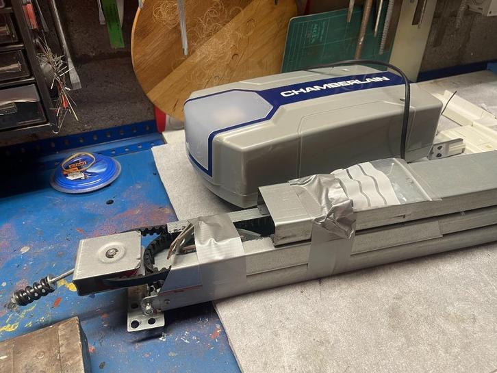 chamberlain garagepoort opener, Doe-het-zelf en Bouw, Motoren, Gebruikt, Ophalen