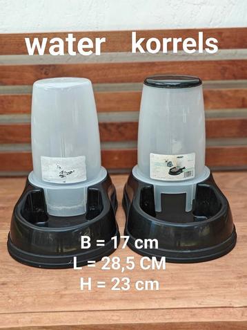 Water- en voederbak voor honden als katten  beschikbaar voor biedingen