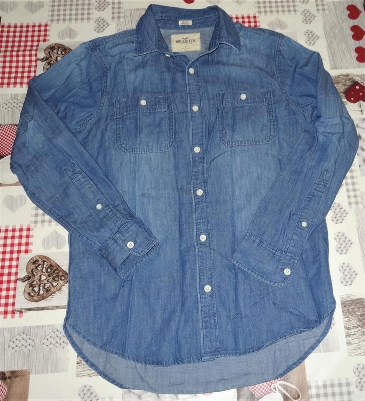 S small hemd lange mouwen Hollister longline fit dambord, Kleding | Heren, Overhemden, Zo goed als nieuw, Halswijdte 38 (S) of kleiner