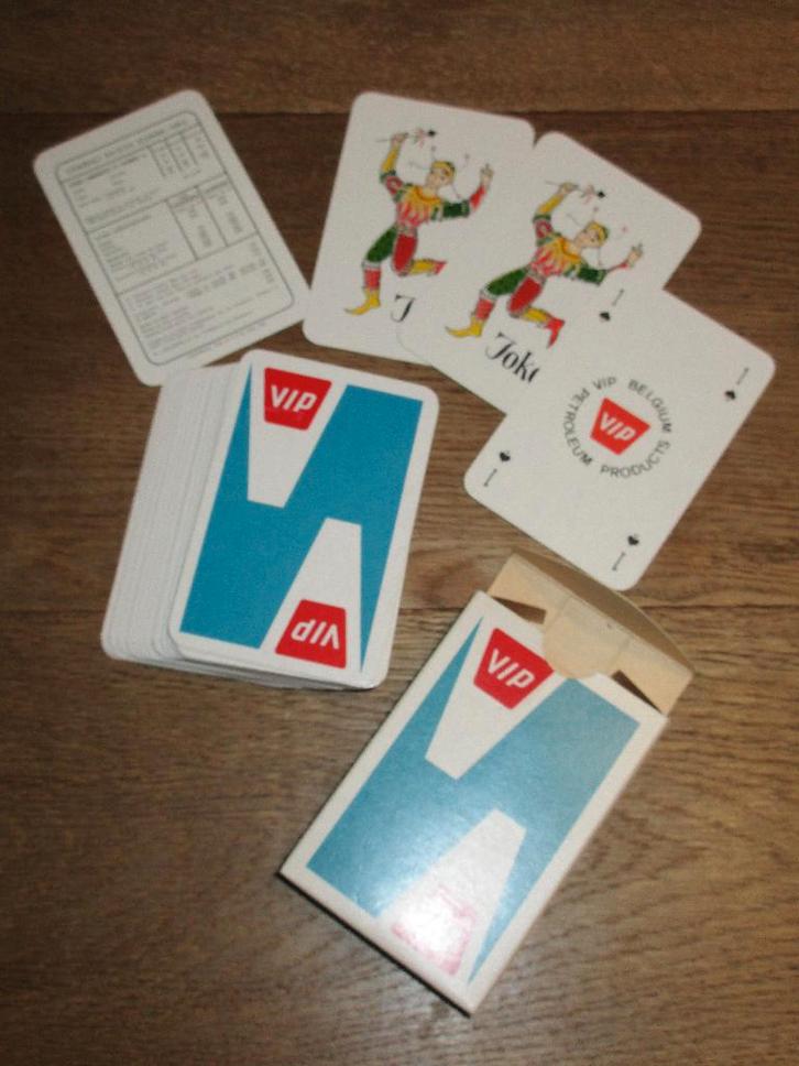 SPEELKAARTEN VIP BELGIUM PETROLEUM PRODUCTS-SPECIALE AZEN, Collections, Cartes à jouer, Jokers & Jeux des sept familles, Neuf