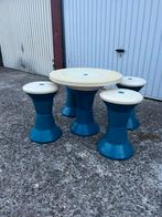 Tam tam tafeltje en stoeltjes vintage, Ophalen, Zo goed als nieuw