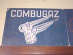 Blikken reclamebord combugaz 1961., Verzamelen, Merken en Reclamevoorwerpen, Ophalen of Verzenden, Reclamebord