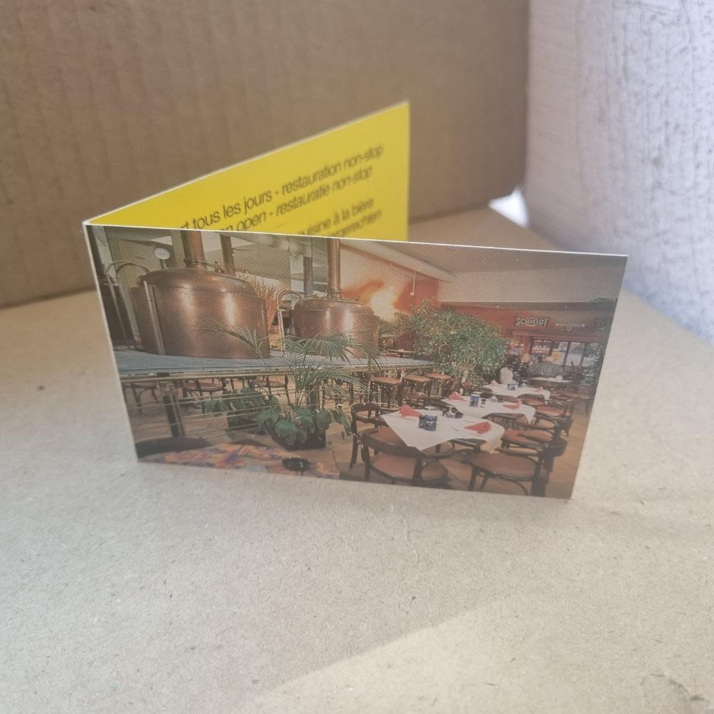 Carte de visite Le Miroir, Collections, Marques de bière, Enlèvement ou Envoi, Utilisé, Autres types, Autres marques