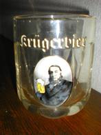 KRÜGER Geëmailleerde mok „Krügerbier”, Verzamelen, Ophalen of Verzenden, Gebruikt, Pul(len)