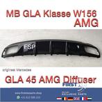 W156 GLA 45 AMG Diffuser Mercedes 2013-2018 onderlip achter, Auto-onderdelen, Overige Auto-onderdelen, Ophalen of Verzenden, Gebruikt