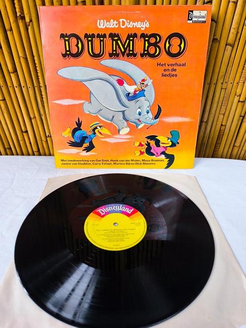 33d LP/Vinyl Walt Disney's Dumbo verhaal, Disneyland 1978, Verzamelen, Disney, Gebruikt, Overige typen, Bambi of Dumbo, Ophalen of Verzenden