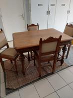 Eettafel + stoelen, Ophalen, Zo goed als nieuw