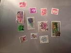 12 timbre oblitérés., Postzegels en Munten, Ophalen of Verzenden, Gestempeld