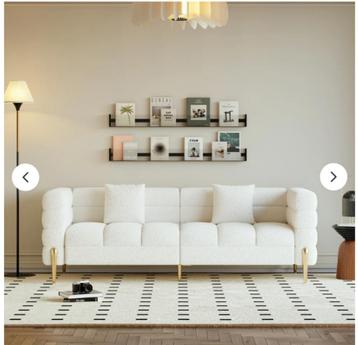 3 Zitbank Modern Wit beschikbaar voor biedingen