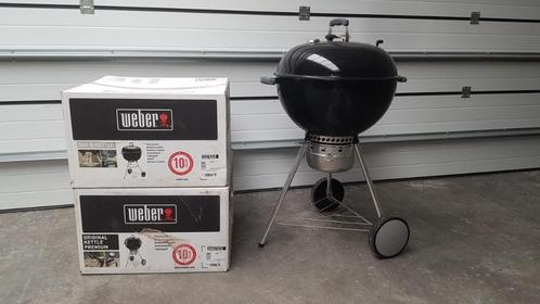 VERKOCHT NIEUW WEBER barbecue bbq zwart 57cm, Jardin & Terrasse, Barbecues au charbon de bois, Neuf, Enlèvement