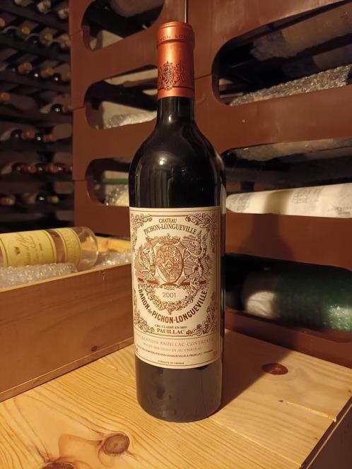 1 x PICHON LONGUEVILLE, BARON 2001, Collections, Vins, Enlèvement ou Envoi