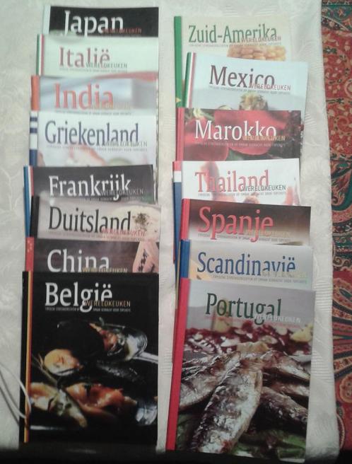 Wereldkeuken: verschillende landen recepten van topchefs..., Boeken, Kookboeken, Zo goed als nieuw, Voorgerechten en Soepen, Hoofdgerechten