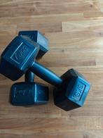 Zwarte Q4Life halters van 3kg., Sport en Fitness, Fitnessmaterialen, Ophalen, Zo goed als nieuw