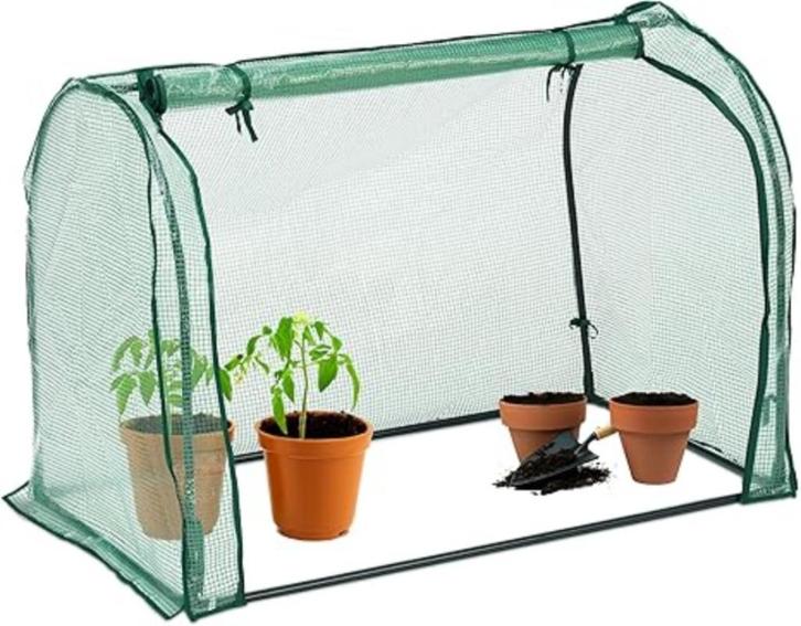 Relaxdays Broeikas SNELLE RGATIS LEVERING, Tuin en Terras, Kassen, Nieuw, Kweekkas, Aluminium, Folie, Verzenden