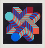 MAKK-S  | Victor Vasarely zeefdruk | GRATIS VERZENDING!!, Antiquités & Art, Art | Lithographies & Sérigraphies, Enlèvement ou Envoi