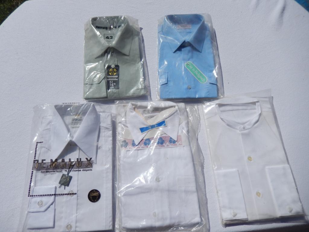 5 verschillende hemden , lange mouw, Kleding | Heren, Overhemden, Nieuw, Overige halswijdtes, Overige kleuren, Ophalen of Verzenden