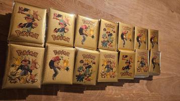 Cartes Pokémon dorées non ouvertes : 140 paquets de 10 carte disponible aux enchères