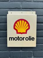 Shell Motor Olie oud reclamebord, Verzamelen, Ophalen of Verzenden, Gebruikt, Reclamebord