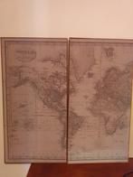 Wereldkaart 2 kaders, Ophalen of Verzenden